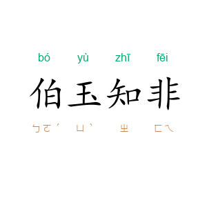 伯玉知非