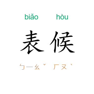 表候