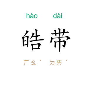 皓带