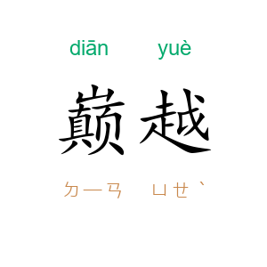 巅越