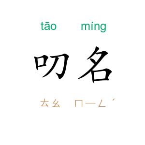 叨名