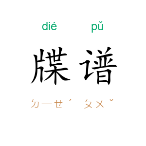 牒谱