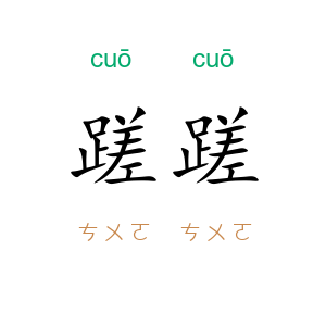 蹉蹉