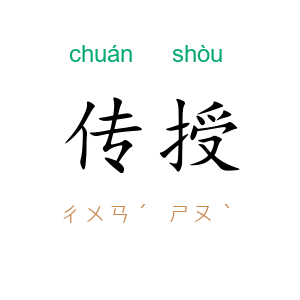 传授
