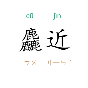 麤近