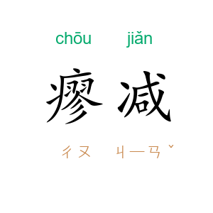 瘳减