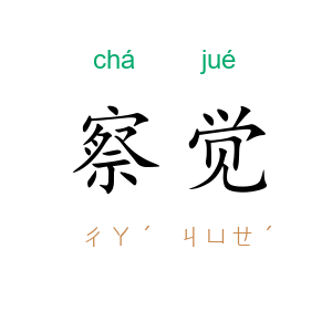 察觉