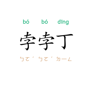 孛孛丁