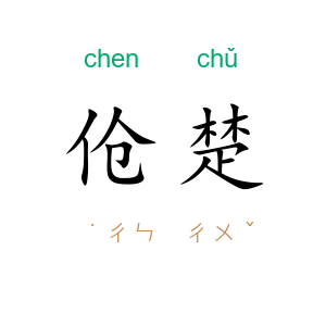 伧楚