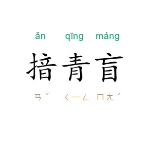揞青盲