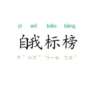 自我标榜