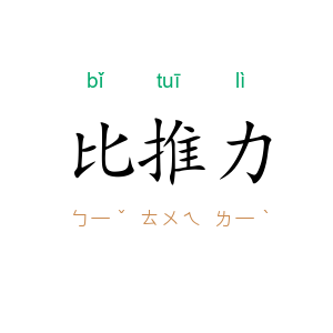 比推力