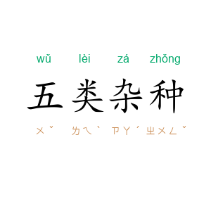 五类杂种