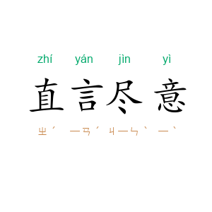 直言尽意