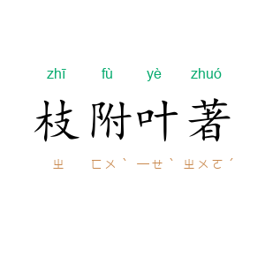 枝附叶著