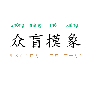 众盲摸象