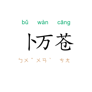 卜万苍