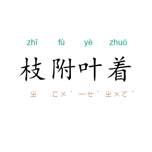 枝附叶着