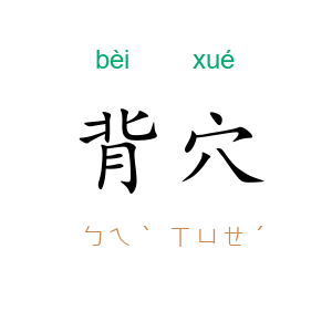 背穴
