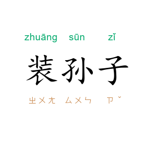 装孙子