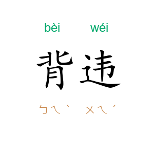 背违