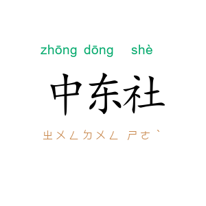 中东社