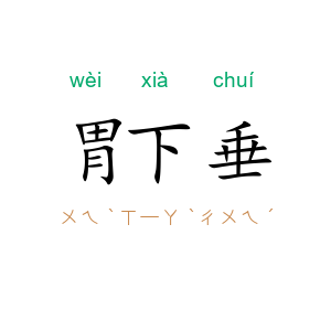 胃下垂
