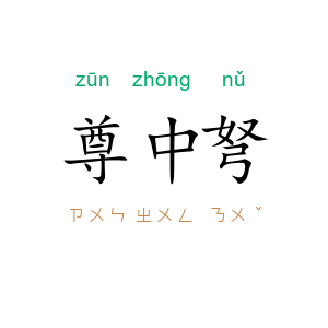 尊中弩