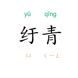 纡青