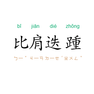 比肩迭踵