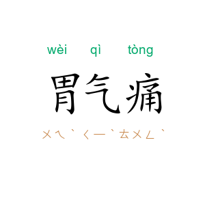 胃气痛