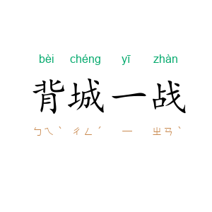 背城一战