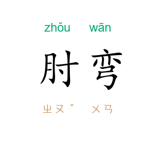 肘弯