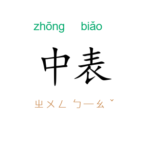 中表