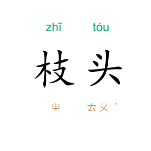 枝头