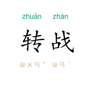 转战