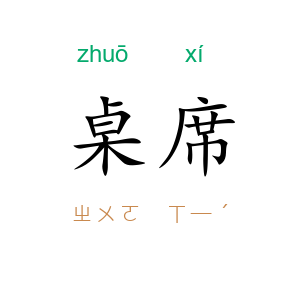 桌席
