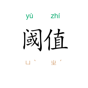 阈值