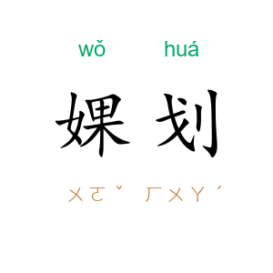 婐划