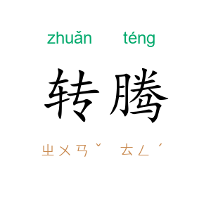 转腾