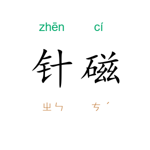 针磁