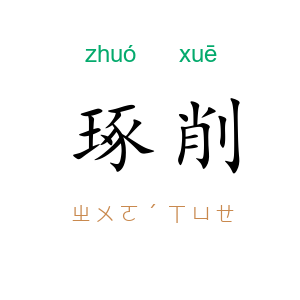 琢削