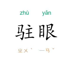 驻眼