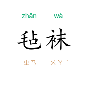 毡袜