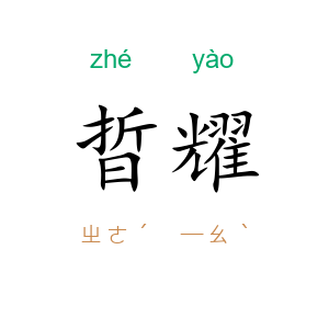 晢耀