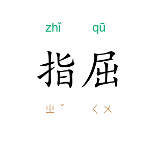 指屈