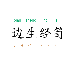 边生经笥