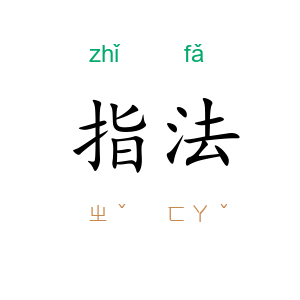 指法
