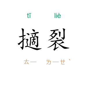擿裂