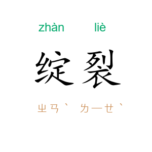 绽裂